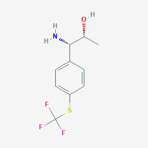 (1S,2R)-1-Amino-1-[4-(trifluoromethylthio)phenyl]propan-2-OL