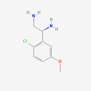 (1R)-1-(2-Chloro-5-methoxyphenyl)ethane-1,2-diamine