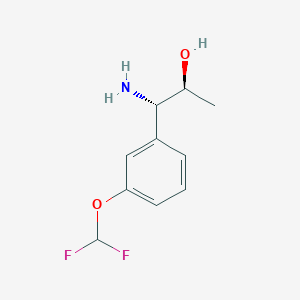 (1S,2S)-1-Amino-1-[3-(difluoromethoxy)phenyl]propan-2-OL