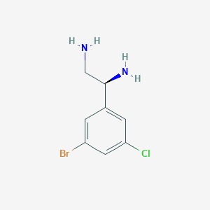 (1S)-1-(3-Bromo-5-chlorophenyl)ethane-1,2-diamine