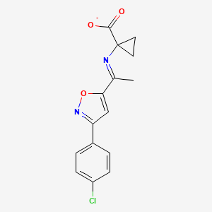 (Z)-{1-[3-(4-chlorophenyl)-1,2-oxazol-5-yl]ethylidene}aminocyclopropanecarboxylate