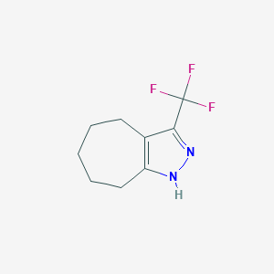 3-(Trifluoromethyl)-1,4,5,6,7,8-hexahydrocyclohepta[C]pyrazole