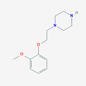 molecular formula C13H20N2O2 B1305448 1-[2-(2-Methoxy-phenoxy)-ethyl]-piperazine CAS No. 117132-45-3