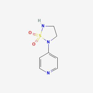 2-(Pyridin-4-YL)-1,2,5-thiadiazolidine 1,1-dioxide