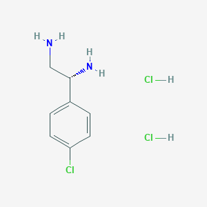 (1R)-1-(4-Chlorophenyl)ethane-1,2-diamine 2hcl