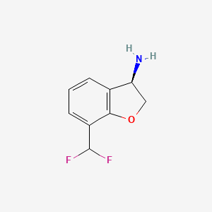 (3R)-7-(Difluoromethyl)-2,3-dihydrobenzo[B]furan-3-ylamine