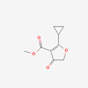 Methyl 2-cyclopropyl-4-oxo-4,5-dihydrofuran-3-carboxylate