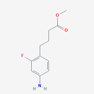 Methyl 4-(4-amino-2-fluorophenyl)butanoate