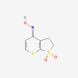 (4E)-4-(hydroxyimino)-2H,3H,4H-1lambda6-thieno[2,3-b]thiopyran-1,1-dione