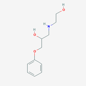 molecular formula C11H17NO3 B1305454 1-((2-Hydroxyethyl)amino)-3-phenoxypropan-2-ol CAS No. 29607-93-0