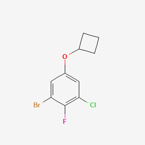 1-Bromo-3-chloro-5-cyclobutoxy-2-fluorobenzene