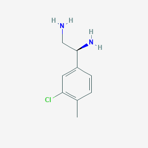 (1S)-1-(3-chloro-4-methylphenyl)ethane-1,2-diamine