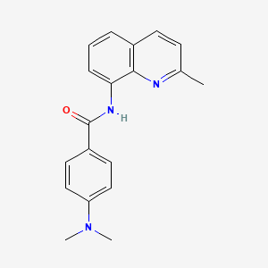 4-(dimethylamino)-N-(2-methylquinolin-8-yl)benzamide