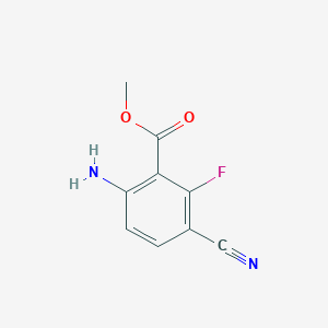 Methyl 2-amino-5-cyano-6-fluorobenzoate