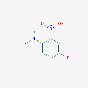 molecular formula C7H7FN2O2 B1305463 4-Fluoro-2-nitro-N-methylaniline CAS No. 704-05-2