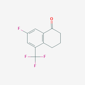 7-Fluoro-5-(trifluoromethyl)-3,4-dihydronaphthalen-1(2H)-one