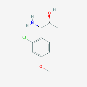 (1S,2R)-1-Amino-1-(2-chloro-4-methoxyphenyl)propan-2-OL