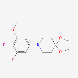 8-(3,4-Difluoro-5-methoxyphenyl)-1,4-dioxa-8-azaspiro[4.5]decane