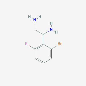 1-(2-Bromo-6-fluorophenyl)ethane-1,2-diamine