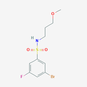 3-Bromo-5-fluoro-N-(3-methoxypropyl)benzenesulfonamide