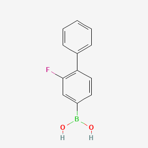 molecular formula C12H10BFO2 B1305467 2-Fluoro-4-biphenylylboronic acid CAS No. 178305-99-2