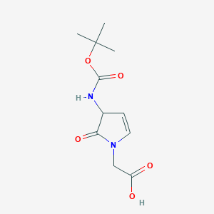 2-(3-((Tert-butoxycarbonyl)amino)-2-oxo-2,3-dihydro-1H-pyrrol-1-YL)acetic acid