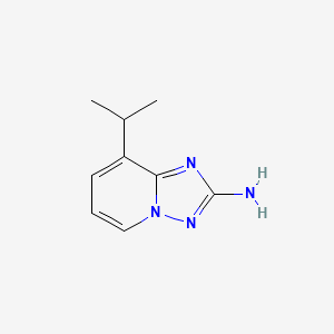 8-Isopropyl-[1,2,4]triazolo[1,5-A]pyridin-2-amine