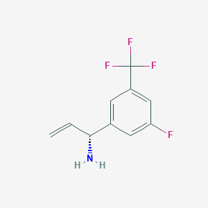 (1R)-1-[5-Fluoro-3-(trifluoromethyl)phenyl]prop-2-enylamine