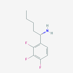 (1S)-1-(2,3,4-Trifluorophenyl)pentylamine