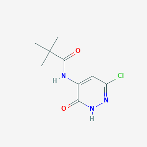 N-(6-Chloro-3-oxo-2,3-dihydropyridazin-4-YL)pivalamide