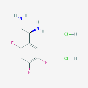 (1S)-1-(2,4,5-Trifluorophenyl)ethane-1,2-diamine 2hcl