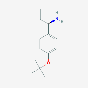 (1R)-1-[4-(Tert-butoxy)phenyl]prop-2-enylamine