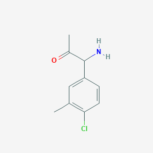 1-Amino-1-(4-chloro-3-methylphenyl)acetone