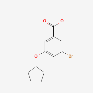 Methyl 3-bromo-5-(cyclopentyloxy)benzoate