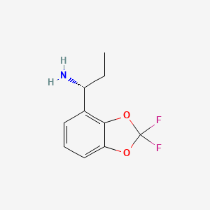 (R)-1-(2,2-Difluorobenzo[D][1,3]dioxol-4-YL)propan-1-amine