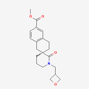 Methyl (S)-1'-(oxetan-3-ylmethyl)-2'-oxo-3,4-dihydro-1H-spiro[naphthalene-2,3'-piperidine]-6-carboxylate