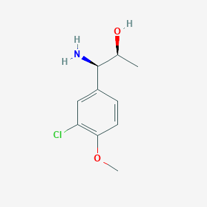 (1R,2S)-1-Amino-1-(3-chloro-4-methoxyphenyl)propan-2-OL