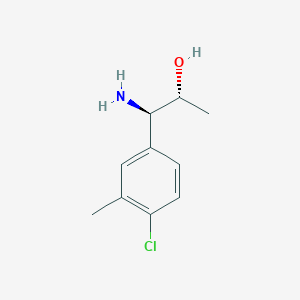 (1R,2R)-1-Amino-1-(4-chloro-3-methylphenyl)propan-2-OL