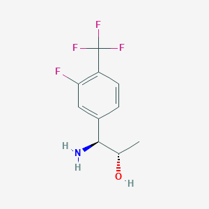 (1S,2S)-1-Amino-1-[3-fluoro-4-(trifluoromethyl)phenyl]propan-2-OL