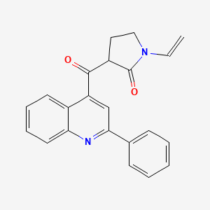 3-[(2-Phenylquinolin-4-yl)carbonyl]-1-vinylpyrrolidin-2-one