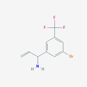 1-[3-Bromo-5-(trifluoromethyl)phenyl]prop-2-EN-1-amine