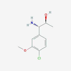 (1S,2S)-1-Amino-1-(4-chloro-3-methoxyphenyl)propan-2-OL