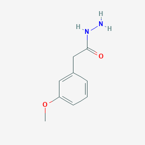 molecular formula C9H12N2O2 B1305507 2-(3-Methoxyphenyl)acetohydrazide CAS No. 34624-38-9
