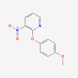 molecular formula C12H10N2O4 B1305512 2-(4-Methoxyphenoxy)-3-nitropyridine CAS No. 76893-48-6