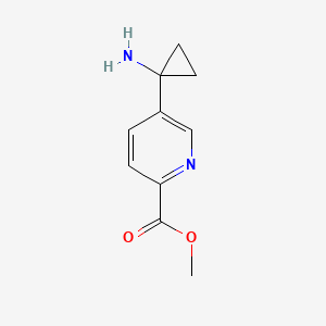 Methyl 5-(1-aminocyclopropyl)picolinate