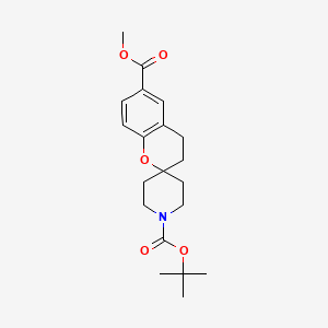 1'-(Tert-butyl) 6-methyl spiro[chromane-2,4'-piperidine]-1',6-dicarboxylate