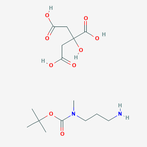 N-(3-Aminopropyl)-N-methylcarbamic acid tert-butyl ester citrate