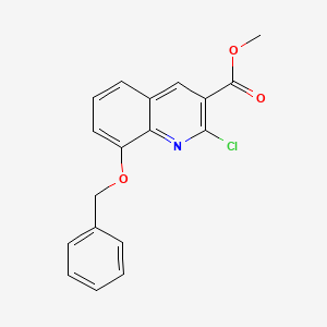 Methyl 8-(benzyloxy)-2-chloroquinoline-3-carboxylate