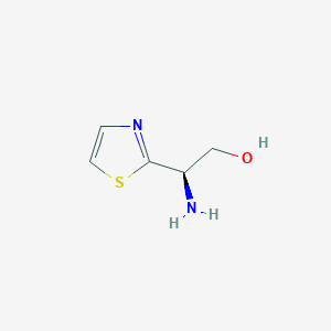 molecular formula C5H8N2OS B13055274 (r)-2-Amino-2-(thiazol-2-yl)ethanol 