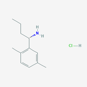 (S)-1-(2,5-Dimethylphenyl)butan-1-amine hcl